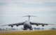 A C-5M Super Galaxy from the 22nd Airlift Squadron lands at Travis Air Force Base, Calif. The 21st and 22nd Airlift squadrons celebrated their 75th anniversaries April 3. (U.S. Air Force photo/Ken Wright) 