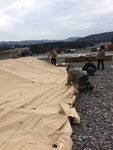 DLA Distribution’s 25th distribution center, the Expeditionary Team is currently deployed in support of Operation Pacific Reach. The team works to set up one of the deployable warehouses, complete with Distribution Standard System.