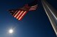 The U.S. flag is flown at half-staff in honor of U.S. Air Force Staff Sgt. Austin Terrell, 20th Aircraft Maintenance Squadron armament technician at Shaw Air Force Base, S.C., April 7, 2017. The flag is being flown at half-staff today until sunset in remembrance of Terrell, who lost his life in a car collision March 25. (U.S. Air Force photo by Airman 1st Class Christopher Maldonado)