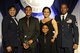 Eighteen-year-old Jamal Braxton receives the 2017 Air Force Military Child of the Year award from Air Force Assistant Vice Chief of Staff Lt. Gen. Stayce Harris during a gala in Pentagon City, Va., April 6, 2017. Braxton, of Layton, Utah, is the son of retired Master Sgt. Lawrence Braxton and Ahllam Braxton. The annual event celebrates military children who demonstrate leadership, resilience and strength of character, as well as an ability to thrive when dealing with the challenges inherent in military family life. (U.S. Air Force photo/Staff Sgt. Jannelle McRae)
