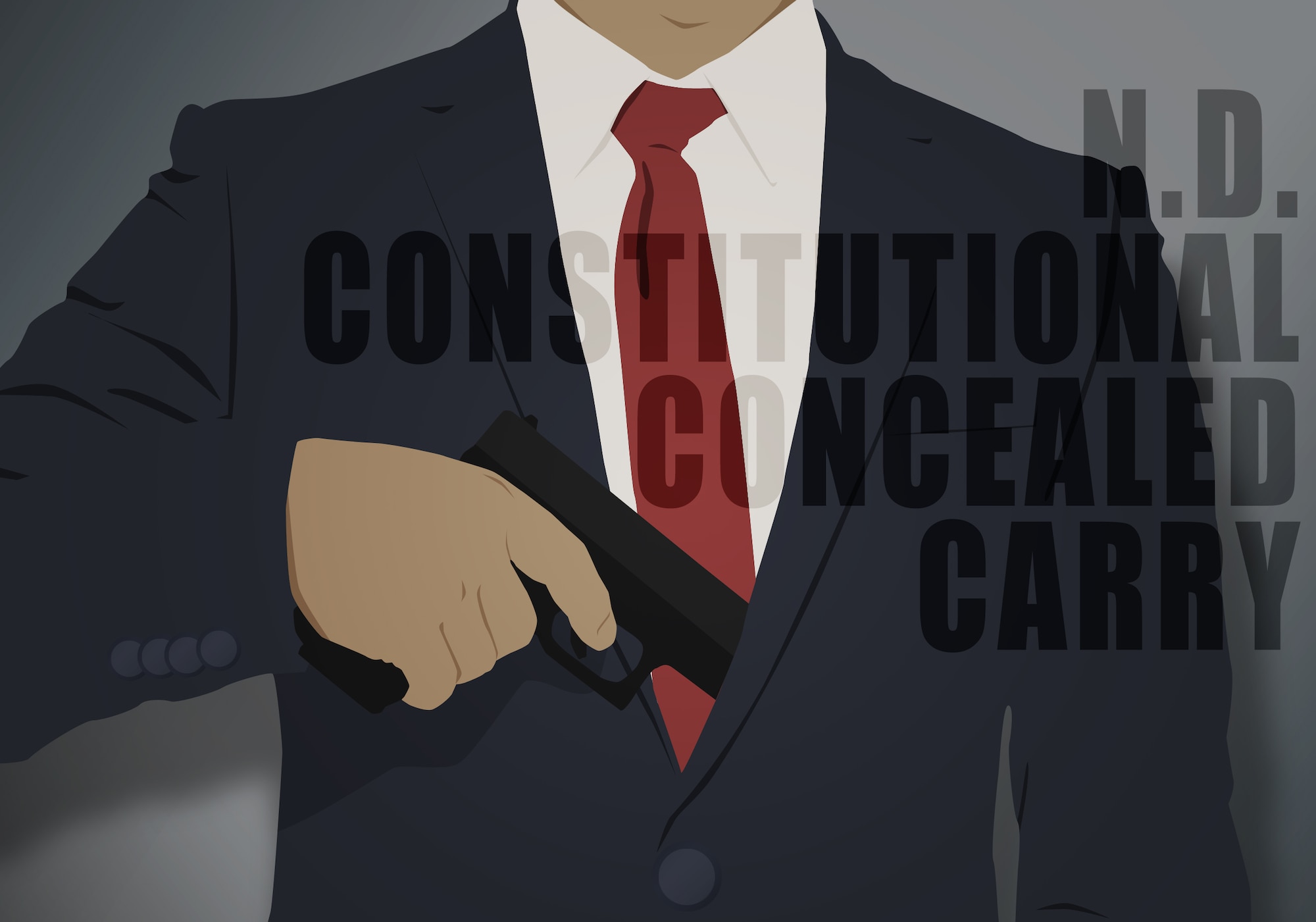 North Dakota governor Douglas Burgum signed a bill granting residents Constitutional Concealed Carry March 24, 2017. The new law, which goes into effect Aug. 1, 2017, doesn’t change Minot Air Force Base’s Integrated Defense Plan.  (U.S. Air Force graphic/Senior Airman J.T. Armstrong)
