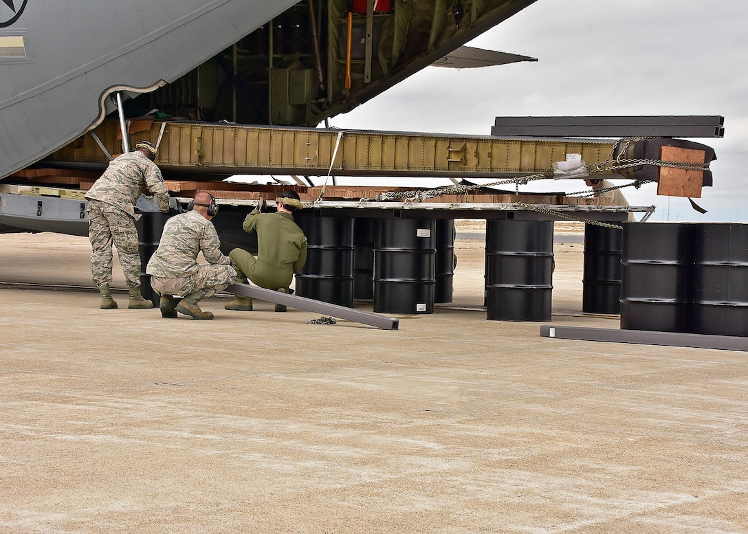 143d Airlift Wing Uses Combat Offload Method B Technique