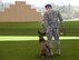 U.S. Air Force Staff Sgt. Carlos Orantes, 355th Security Forces Squadron military working dog trainer, conducts proficiency training with Ootter, 355th SFS MWD, at Davis-Monthan Air Force Base, Ariz., March 16, 2017. The 355th SFS received a new training facility that has provided an increase in the MWD handlers' ability to conduct required training at a consistent tempo. (U.S. Air Force photo by Airman 1st Class Giovanni Sims)