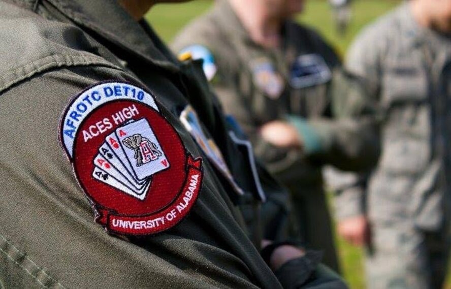 Cadets from Air Force Reserve Officer Training Corps Detachment 010, University of Alabama, hosted their Spring 2017 Dining Out at the Hotel Capstone in Tuscaloosa, Ala., April 6, 2017. The guest speaker was Col. Nathan Green, commander of Air Force Special Operations Air Warfare Center, Hurlburt Field, Fla., and a 1994 graduate of the program. (Courtesy photo)