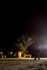 A US Army Reserve Soldier exists the range after completing a night-fire qualification as part of Operation Cold Steel at Fort McCoy, Wis., April 04, 2017. Operation Cold Steel is the U.S. Army Reserve’s crew-served weapons qualification and validation exercise to ensure that America’s Army Reserve units and Soldiers are trained and ready to deploy on short-notice and bring combat-ready, lethal firepower in support of the Army and our joint partners anywhere in the world. (U.S. Army Reserve photo by Spc. Jeremiah Woods, 358th Public Affairs Detachment / Released)