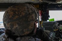 US Army Spc. Jessica Taylor, a civil affairs specialist with the 364th Civil Affairs Brigade, 351st Civil Affairs Command, communicates with the range tower during a firing exercise as part of Operation Cold Steel at Fort McCoy, Wis., on April 02, 2017. The 351st CACOM is responsible for strategic operations through tactical civil affairs support across the U.S. Pacific Command area of responsibility. Operation Cold Steel is the U.S. Army Reserve’s crew-served weapons qualification and validation exercise to ensure that America’s Army Reserve units and Soldiers are trained and ready to deploy on short-notice and bring combat-ready, lethal firepower in support of the Army and our joint partners anywhere in the world. (U.S. Army Reserve photo by Spc. Jeremiah Woods, 358th Public Affairs Detachment / Released)