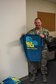 Ms. Laura Loftin, 301st Fighter Wing sexual assault response coordinator, hands out teal t-shirts to Tenth Air Force staff members in order to raise awareness of sexual assault and to empower members to take action in order
to prevent future assaults. This year&#39;s SAPR theme is &quot;Protecting our people protects our mission.&quot;  (U.S. Air Force photo by Maj. Rodney Ellison)
