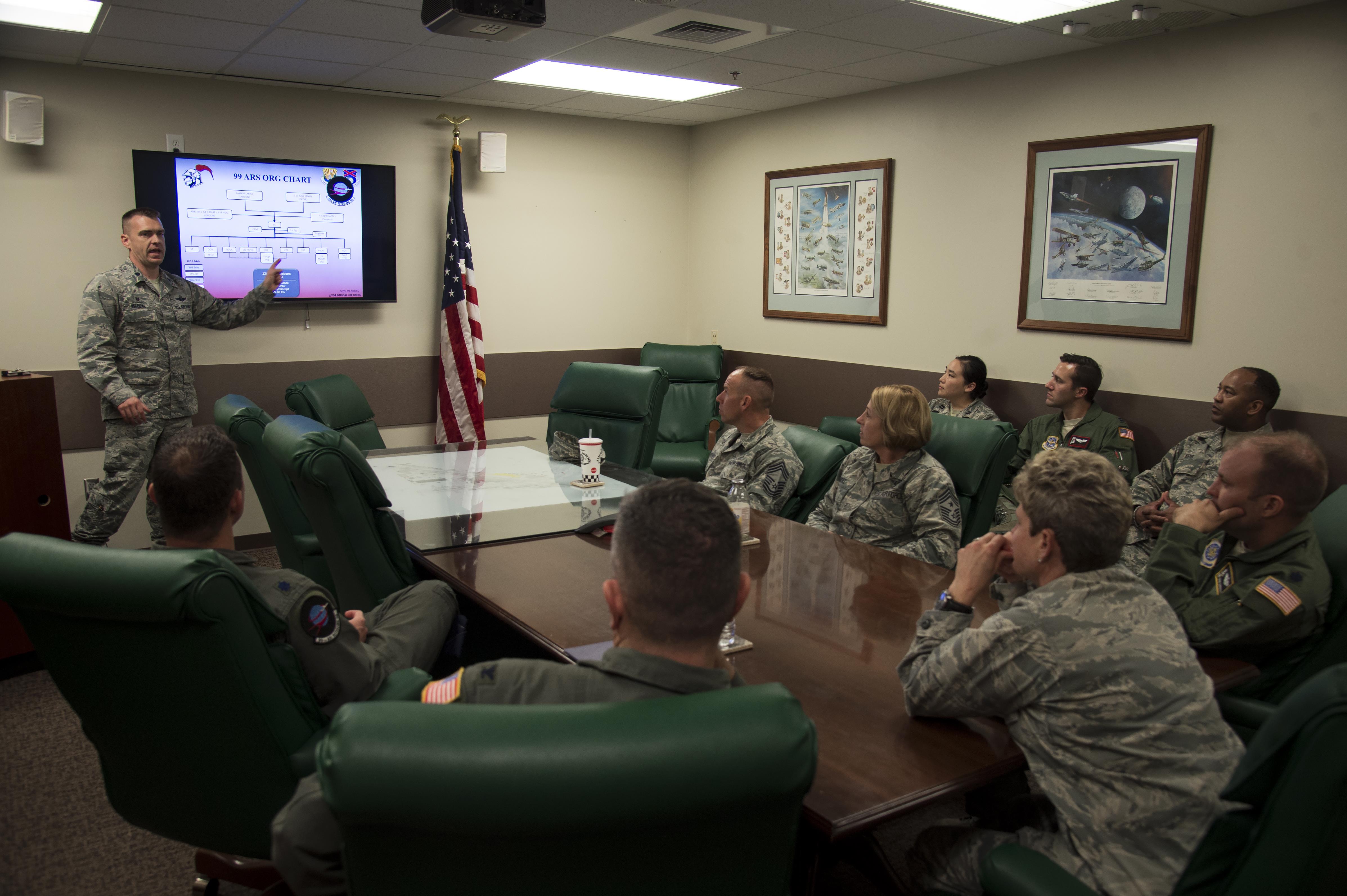 Macdill Leadership Visits Alabamas 99th Ars Macdill Air Force Base