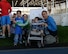 Tech. Sgt. Huy Nguyen, right, a senior weapons system controller assigned to the 28th Maintenance Group, and his family welcome his son back from the deployment center during the Kid’s Deployment Line event at Ellsworth Air Force Base, S.D., April 8, 2017. This is the first time the Nguyens have participated in this event with their oldest son, Kyle. (U.S. Air Force photo by Airman Nicolas Z. Erwin)