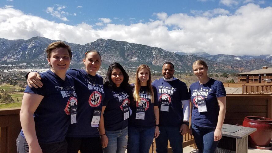 50th Security Forces Squadron defenders participate in the Tragedy Assistance Program for Survivors Good Grief Camp at Cheyenne Mountain Resort, Colorado, April 1-2, 2017. The program’s mission is to provide ongoing, peer-based emotional support to anyone who is grieving the death of someone who died while serving in the Armed Forces. (Courtesy photo)