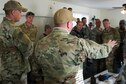 SCHREIVER AIR FORCE BASE, Colo. -- Cadre remind Airmen to stay safe when entering the combat training environment and to practice all procedures they have been taught during the 2017 Reduced Combat Leaders Course, held at the U.S. Air Force Academy in Colorado, on Friday, Apr. 7th, 2017. The course provides seven days of classroom and field training exercises that focus on developing combat leadership skills of junior non-commissioned officers and company grade officers in the Security Forces career field. (U.S. Air Force photo/Senior Airman Laura Turner)