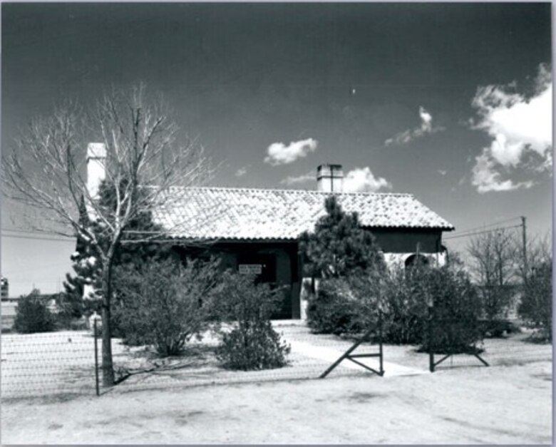 PETERSON AIR FORCE BASE, Colo. – The Spanish House serves as an office, full-time residence for the superintendent, and provides temporary quarters for stranded pilots and passengers at the Colorado Springs Municipal Airport in 1942. Today it provides temporary lodging. (Courtesy photo)