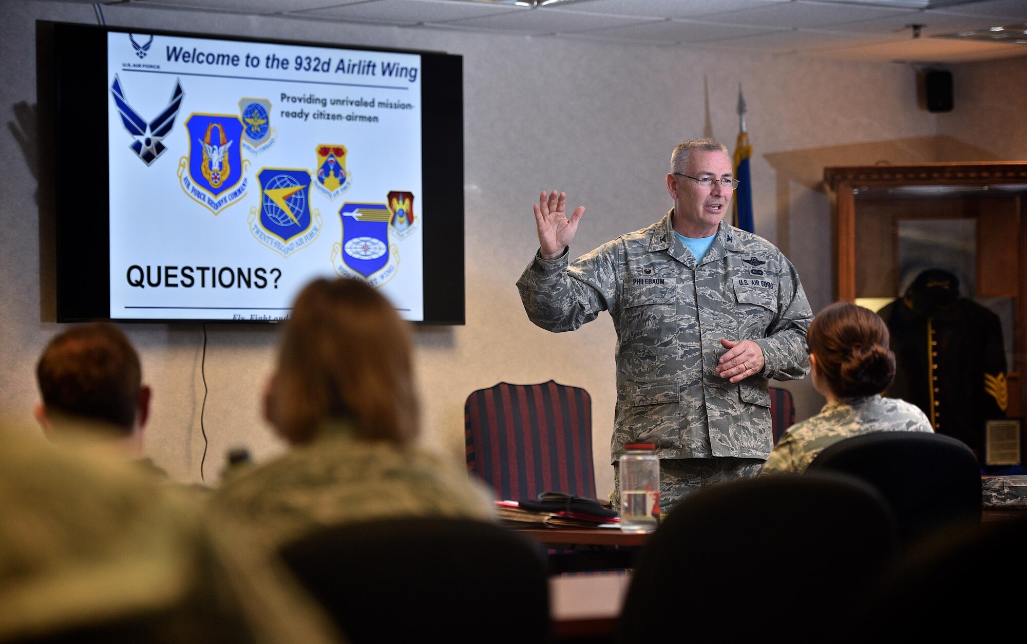 Questions for 932nd AW commander > 932nd Airlift Wing > Article Display