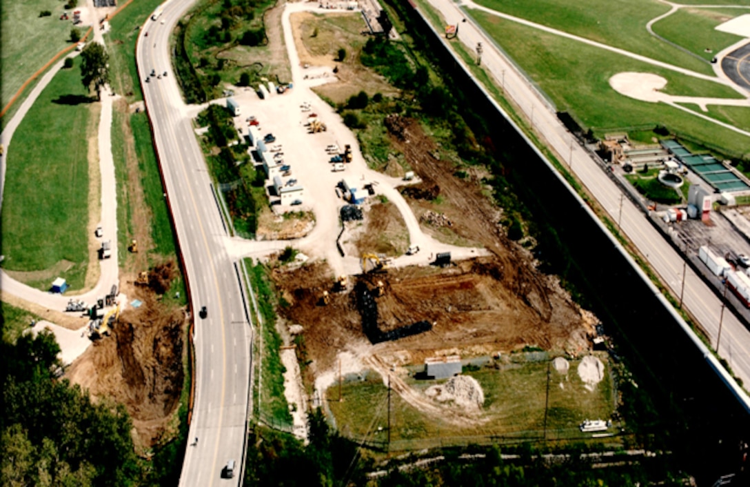Approximately 15 miles from downtown St. Louis, the St. Louis Airport Project Site is immediately north of St. Louis Lambert International Airport and is bounded by the Norfolk and Western Railroad and Banshee Road on the south, Coldwater Creek on the west, and McDonnell Boulevard and adjacent recreational fields on the north and east.