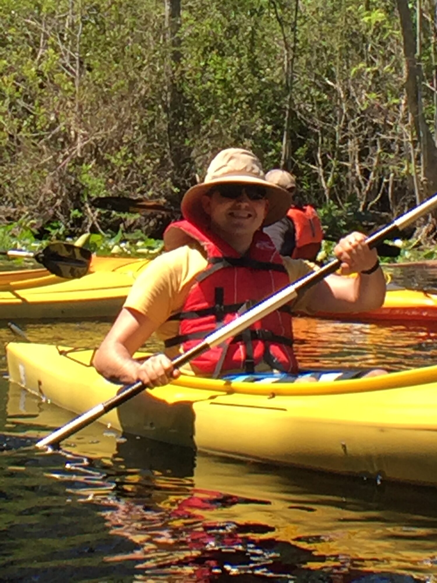 The 125th Fighter Wing Chaplain Corp kayaked the Okefenokee Swamp in Georgia as part of a leadership and team building exercise. 