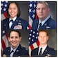 From left to right: Tech. Sgt. Khrysallis Santos, Senior Master Sgt. Wallace Wood, Capt. Oriana Mastro, and Maj. Wesley Skenfield 