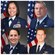 From left to right: Tech. Sgt. Khrysallis Santos, Senior Master Sgt. Wallace Wood, Capt. Oriana Mastro, and Maj. Wesley Skenfield 