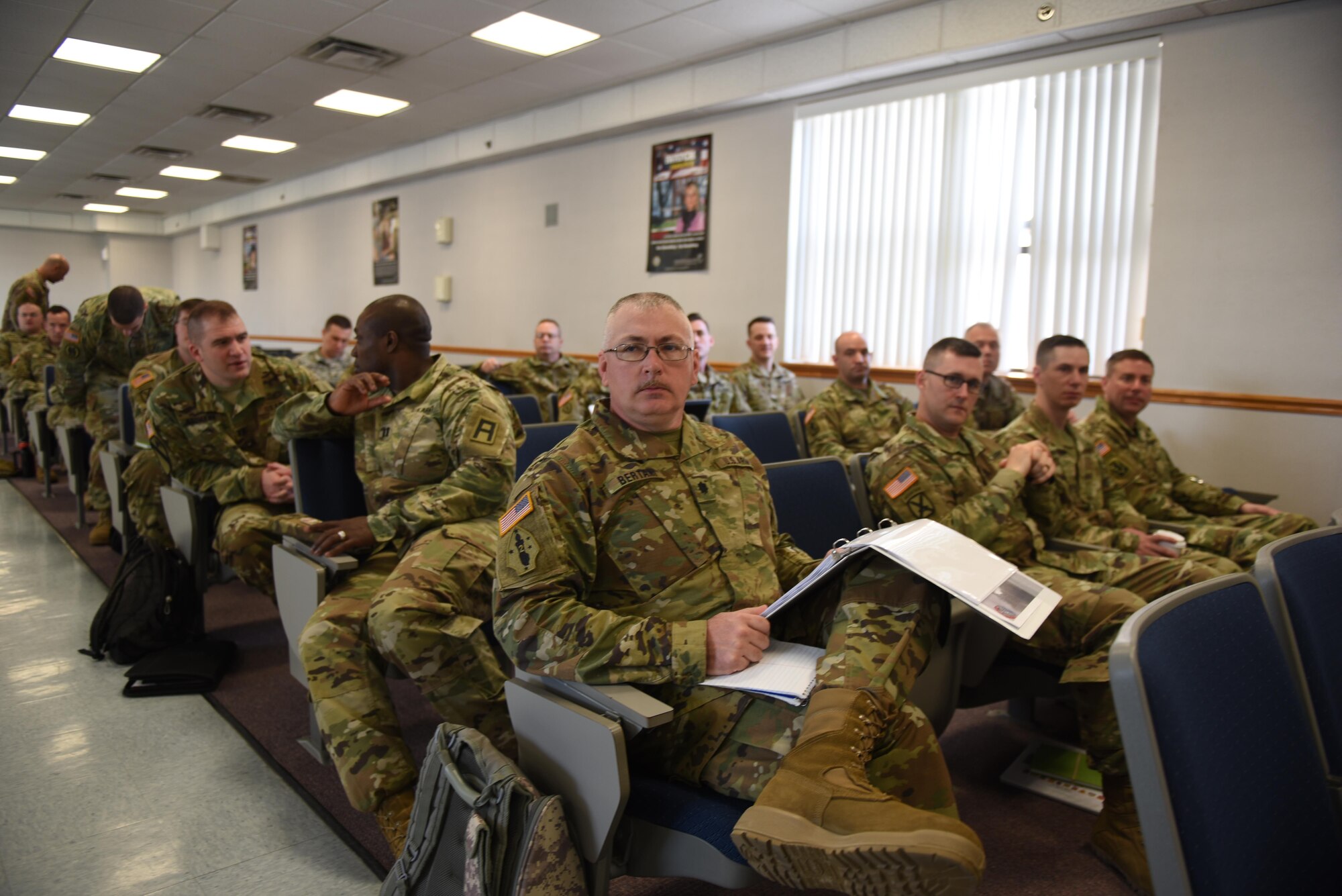 Soldiers from across the North East region of the United States participate in the North East Regional Field Artillery Symposium at Joint Base McGuire-Dix-Lakehurst, New Jersey, April 12, 2017. The NERFAS brought together field artillery units to increase communication between units and share lessons learned.