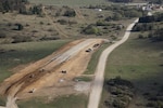 STOL (Short Takeoff and Landing strip) - Soldiers from Colorado National Guard 947th Engineer Company heavy-equipment operators are moving earth in the training area to develop a short takeoff, landing strip (STOL) for unmanned aircraft (UAS) flight training April 5, Hohenfels, Germany. The Joint Multinational Readiness Center's Troop Construction 2017 effort identifies and resources projects for military engineer construction units. The annual project's intent is to provide units Mission Essential Task List (METL) training opportunities while simultaneously enhancing the JMRC training capabilities. 