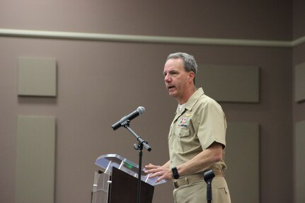 Naval Surface Warfare Center, Crane Division (NSWC Crane) hosted nearly 300 military and civilian experts for the 14th Biannual Nuclear Triad & Advanced Conventional Strike Symposium on Tuesday to highlight Crane's invaluable work through collaboration with the United States Air Force in pursuit of both strategic nuclear modernization and other key conventional strike technological requirements.