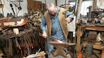 Brig. Gen. Michael Glisson began working in metal crafts at age 11. He explained that metalcraft work "is in his blood" because he comes from a family of wood and metal craftsmen, fabric creators and builders. 