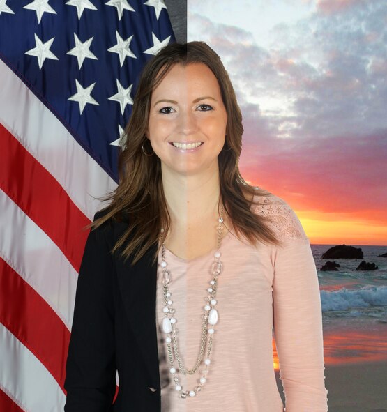 Marissa Howard, 5th Bomb Wing chief of media relations, poses for a photo at Minot Air Force Base, N.D., April 13, 2017. When Department of Defense civilians retire, some pursue new jobs while others enjoy their time off. (U.S. Air Force photo illustration/Airman 1st Class Alyssa M. Akers)
