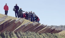 Corporals learn about Yorktown Redoubts 9 and 10, bunkers that were seized on the night of Oct. 14, 1781, by French and American infantry. Corporals were asked to listen attentively as it was here that they would make their own command orders, to compare their actions to those of their predecesors.