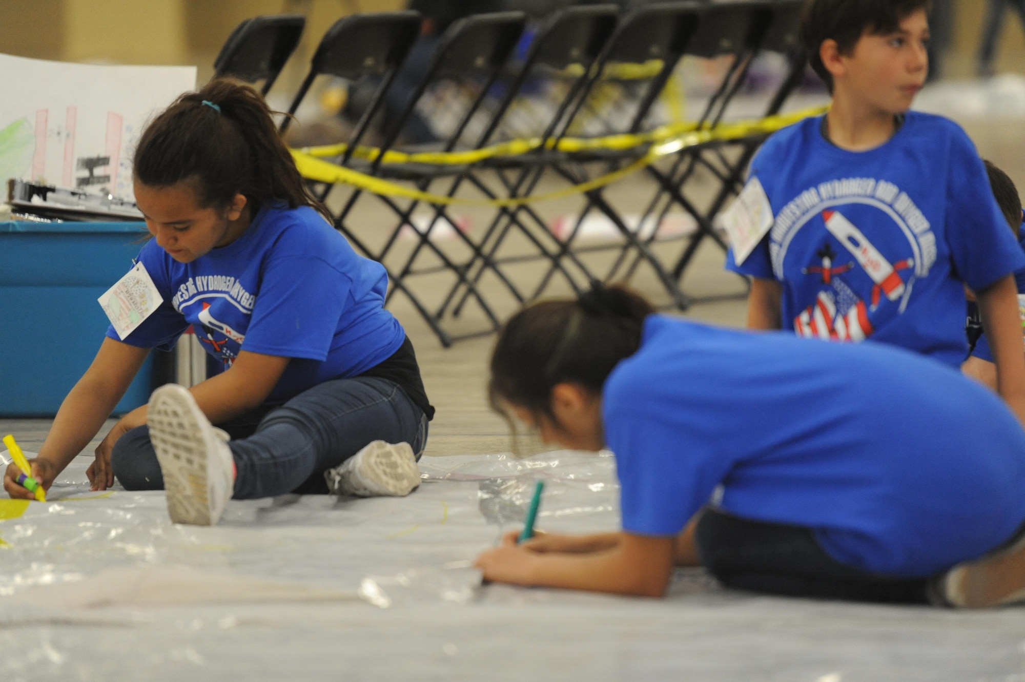 Fifth grade students from Albuquerque participate in Mission to Mars, a program hosted by Kirtland's Air Force Research Laboratory. Students are tasked with writing sagas to describe their journey to mars, studying Mars facts and designing a life support system model. The activities are specifically designed to fit into the science, technology, engineering, and math (STEM) curriculum. 