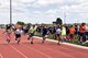 Runners begin the mile relay during sports day at the Mathis Fitness Center track on Goodfellow Air Force Base, Texas, April 14, 2017. The relay was the last chance for teams to earn points before the final four showdown. (U.S. Air Force photo by Staff Sgt. Joshua Edwards/Released)