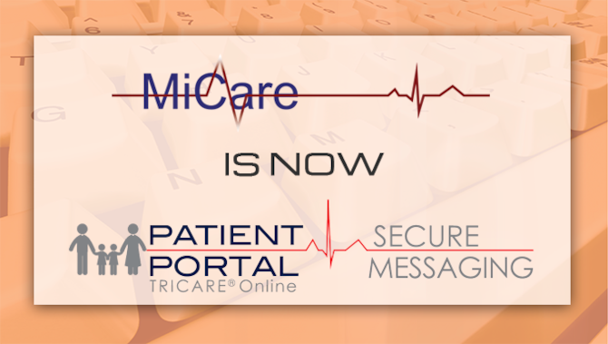 MiCare is now Patient Portal: Secure Messaging