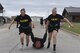 344th Military Intelligence Battalion students drag a dummy at the 7th annual Sexual Assault Response Coordinator Challenge on Goodfellow Air Force Base, Texas, April 14, 2017. Participants had to complete the task in order to move onto the next one. (U.S. Air Force photo by Airman 1st Class Chase Sousa/Released)