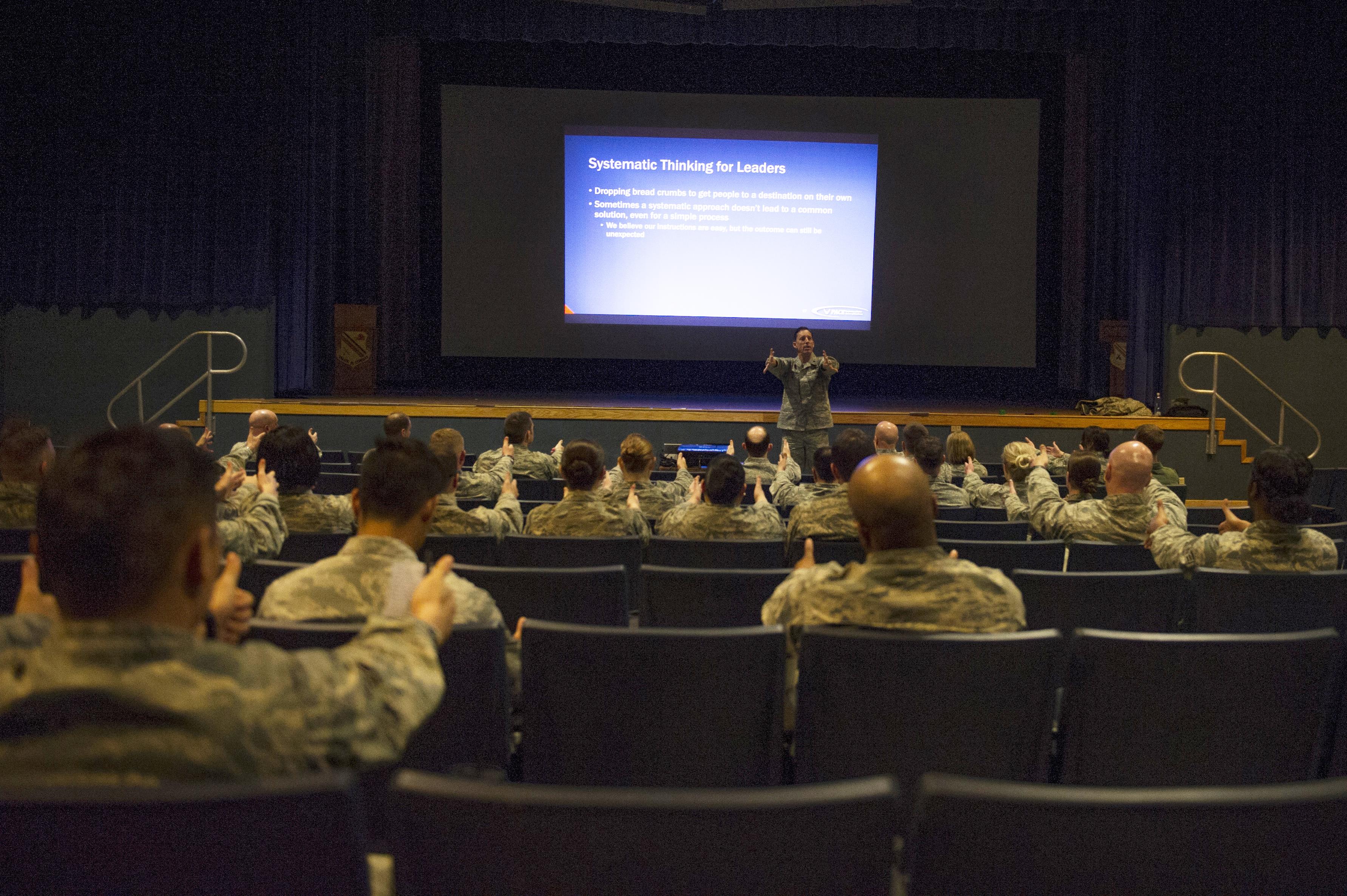 Enhancing human capital one talk at a time > Eielson Air Force Base