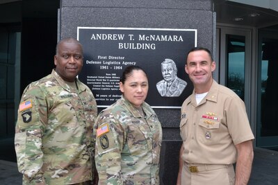 Army Col. Derrin Williams, commander of DLA Central Command & Special Operations Command; Army Col. Lisa Keough, commander of DLA Europe & Africa; and Navy Capt. Timothy Daniels, commander of DLA Pacific discuss the recent command-and-control change to streamline how DLA supports customers in combatant commands — otherwise known as C2