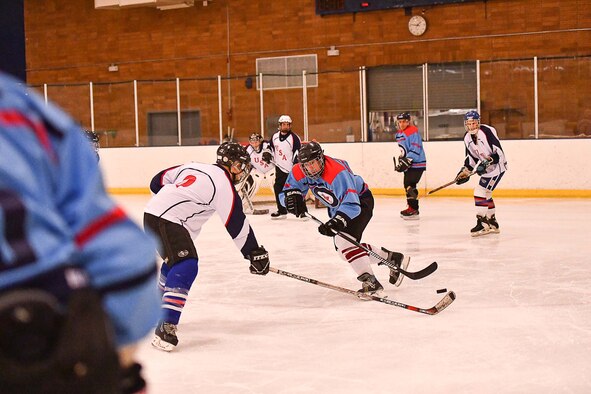 Canada wins the 23rd annual Canada USA Hockey Classic 8-1.  (U.S. Air Force photo by Capt. Kimberly D. Burke)