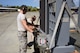 U.S. Air Force Staff Sgt. Raymundo Fernandez (rleft) and Tech. Sgt. Michael Quintanilla, both from the 144th Maintenance Squadron, California Air National Guard, pull fully loaded chaff boxes to install in the F-15C Eagle after the morning sortie during Sentry Aloha 17-03 April 1, 2017. Sentry Aloha is an Air Guard led exercise that provides a current, realistic, and integrated training environment to the U.S. Air Force and joint partners. (Air National Guard photo by Senior Master Sgt. Chris Drudge)