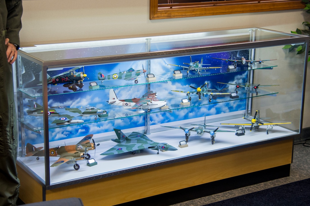 375th OG dedicates model airplane collection