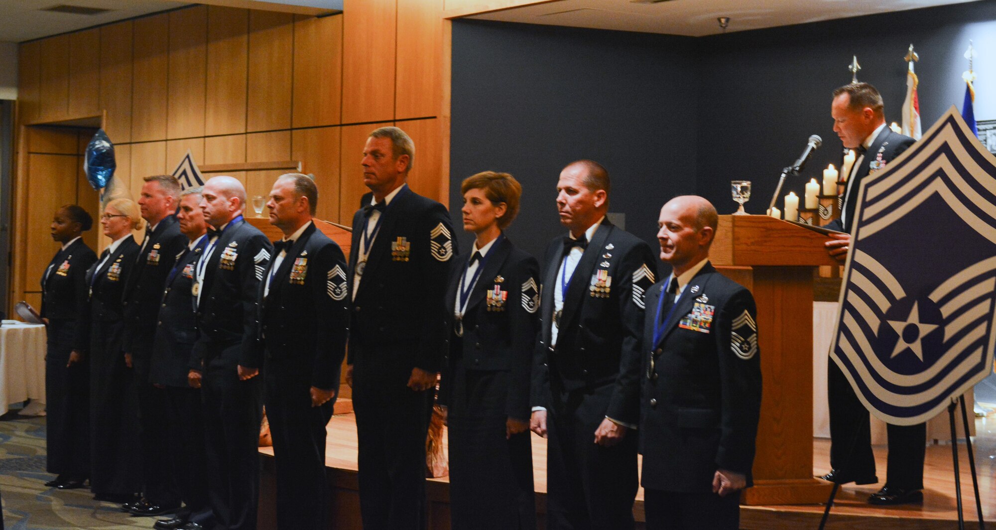 The Florida Air National Guard held a chief's induction ceremony for all new chiefs on April 10, 2017 at Tyndall AFB, Florida. 