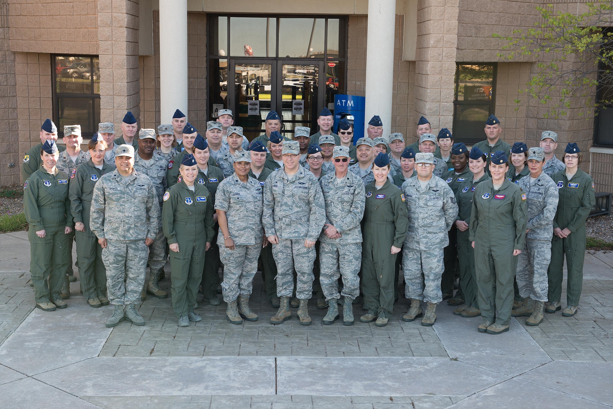 The 137th Special Operations Wing hosted commanders from all nine Air National Guard aeromedical evacuation squadrons for an AES commander’s workshop at Will Rogers Air National Guard Base in Oklahoma City, April 4-6 , 2017. Aeromedical squadrons are responsible for the medical care of patients during transportation between military installations and primarily work on the KC-135 Stratotanker, the C-130 Hercules and the C-17 Globemaster III. (Photo by Senior Master Sgt. Andrew LaMoreaux)