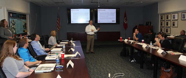 ERDC Director Dr. David Pittman, welcomes the 2017 class of ERDC University to the Vicksburg, Mississippi campus.