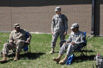 U.S. Army Reserve Soldiers enjoy a short respite from training at the USO Wisconsin’s pancake brunch, during Operation Cold Steel at Fort McCoy, Wis., April 16, 2017. Operation Cold Steel is the U.S. Army Reserve's crew-served weapons qualification and validation exercise to ensure that America's Army Reserve units and Soldiers are trained and ready to deploy on short-notice and bring combat-ready and lethal firepower in support of the Army and our joint partners anywhere in the world. (U.S. Army Reserve photo by Staff Sgt. Debralee Best, 84th Training Command)