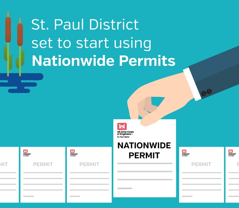 St. Paul District to start using nationwide permits. 