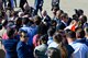 President Barack H. Obama greets members of the local community and airmen from the 129th Rescue Wing, Moffett Federal Airfield, Calif., Feb. 11, 2016.  (U.S. Air National Guard photo by Master Sgt. Ray Aquino/released) 