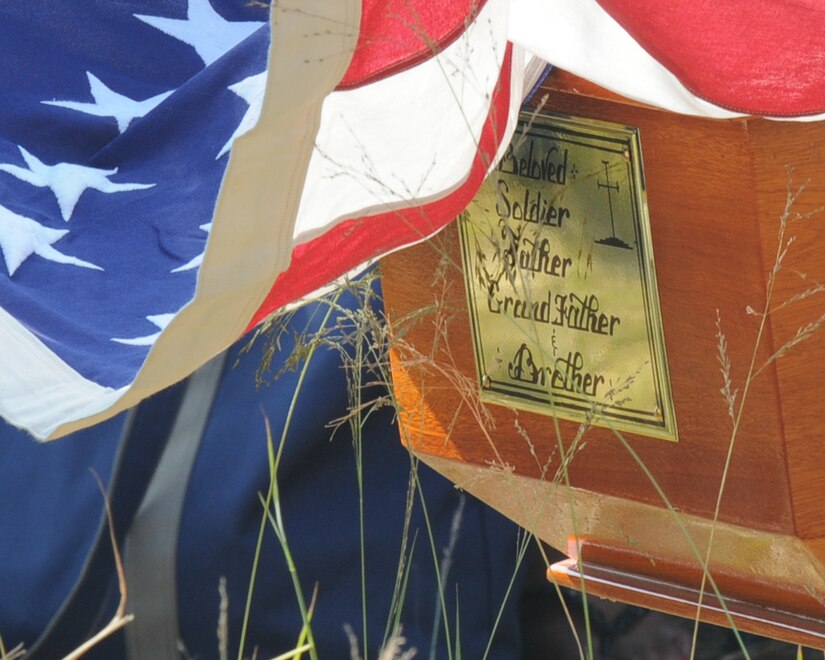 The plaque on retired Master Sgt. David D. A. Pandy Jr.'s coffin reads: Beloved Soldier, Father, Grandfather and Brother. Task Force Jaguar, in Belize to conduct Beyond The Horizon 2017-Belize, a humanitarian assistance mission coordinated with U.S. Southern Command, the Belize Defense Force, and local civic and nongovernmental organizational leaders to better address health and educational voids in selected areas, made time to perform funeral honors for the 22-year veteran.