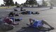 Victims lay on the ground after a simulated attack during the Major Accident Response Exercise at Nellis Air Force Base, Nev., April 13, 2017. The exercise took place to test the participating units ability to respond to an on base emergency. (U.S. Air Force photo by Senior Airman Kevin Tanenbaum/Released)