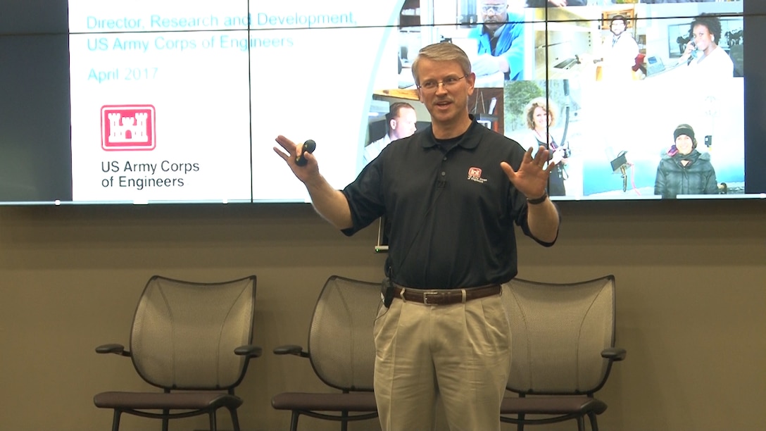 Dr. David Pittman, director of the U.S. Army Engineer Research and Development Center, is currently holding “Meet the Director” sessions in each of ERDC’s seven laboratories and for ERDC's support staff over the coming weeks.  In each session, Pittman will share his leadership philosophy, emphasize ERDC’s important R&D role for USACE, Army, DOD and the nation, and discuss ERDC’s vision and the path forward.  “It is important that we speak with one voice and that every team member understands his or her role in helping ERDC discover, develop and deliver new ways to make the world safer and better every day.”