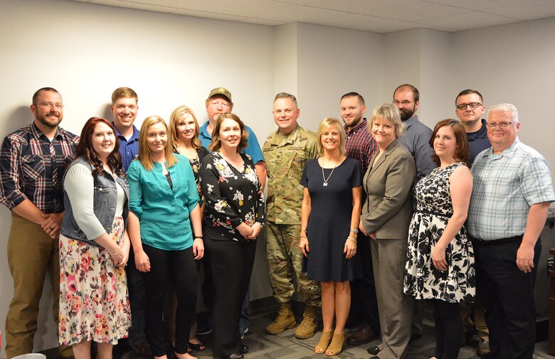 The Huntington District conducted a graduation ceremony for the LDP level 1 class with COL Secrist awarding certificates to: Zack Abbott, Andrew Auxier, Wanda Booth, Eric Jones, Greg Lovins, Jeanne Ann Mullins, Bryan Muroski, Ashley Pierson, Kayla Price, Glenda Robinson, Kyle Scholz, Ashley Stephens, Shane Taylor, Megan Thompson and Derek Wagoner.  