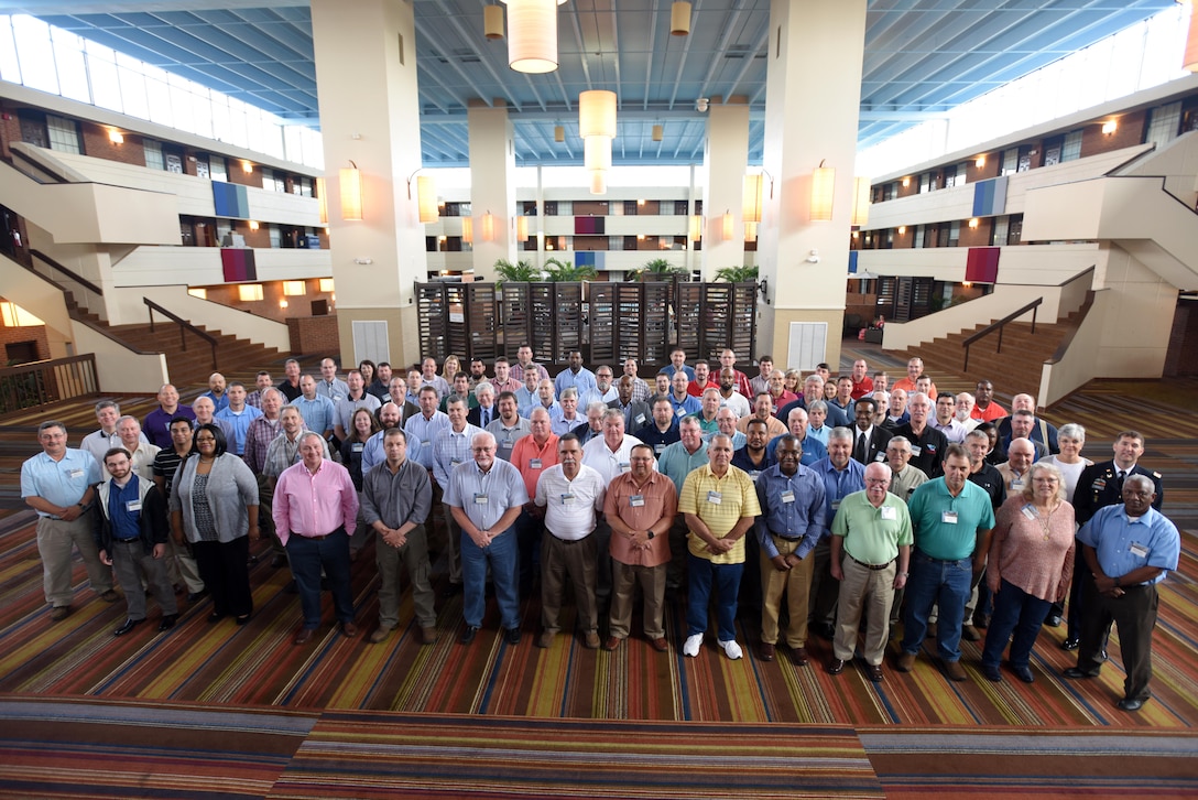 The participants of the 40th Annual Joint Hydropower Conference in Nashville Tenn., pose for a photo at the Inn of Opryland April 19, 2017. 