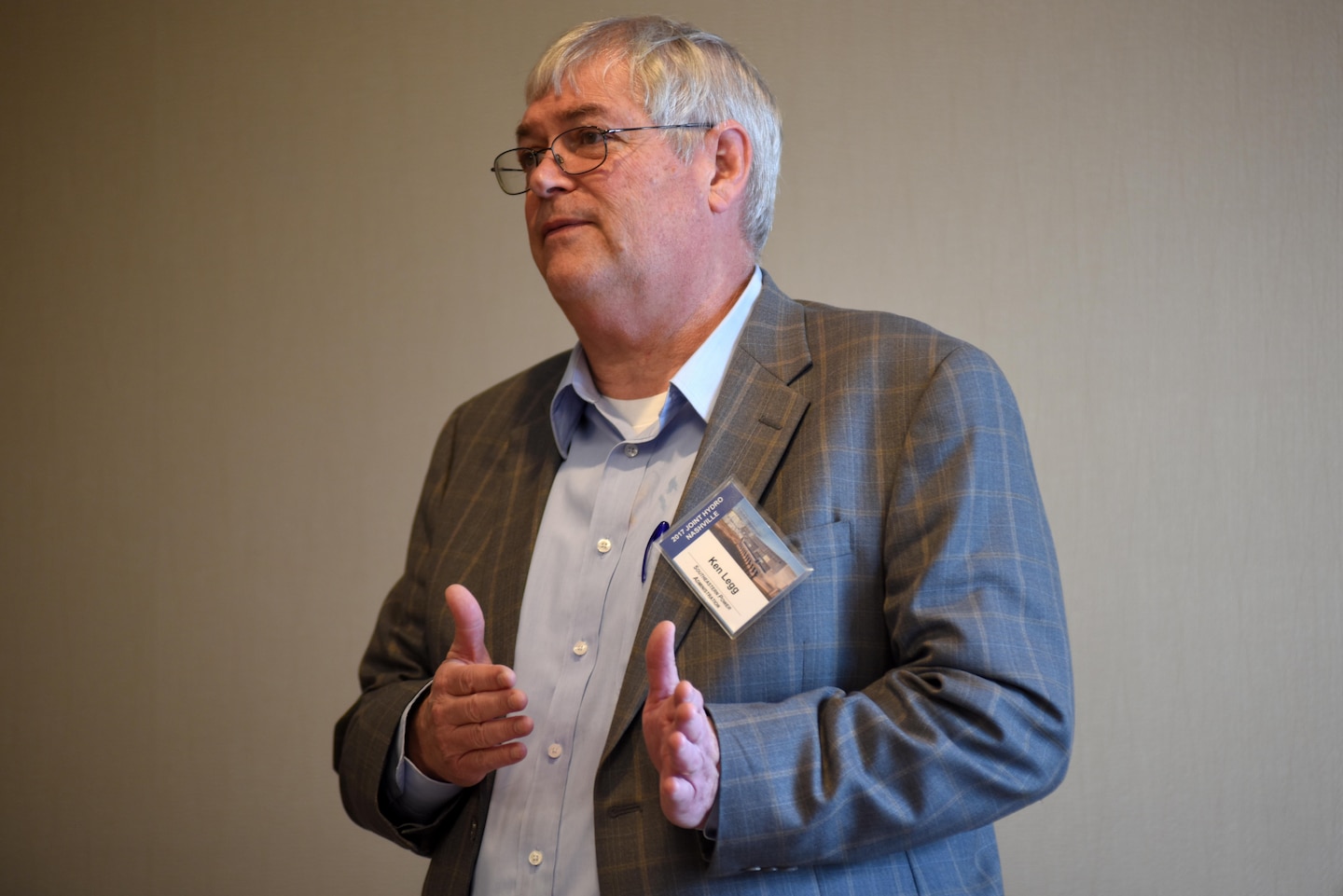 Ken Legg, administrator of the Southeastern Power Administration, talks about how SEPA markets power generated at Corps of Engineers projects, including the nine in the Cumberland River watershed, during the 40th Annual Joint Hydropower Conference April 19, 2017 in Nashville Tenn.