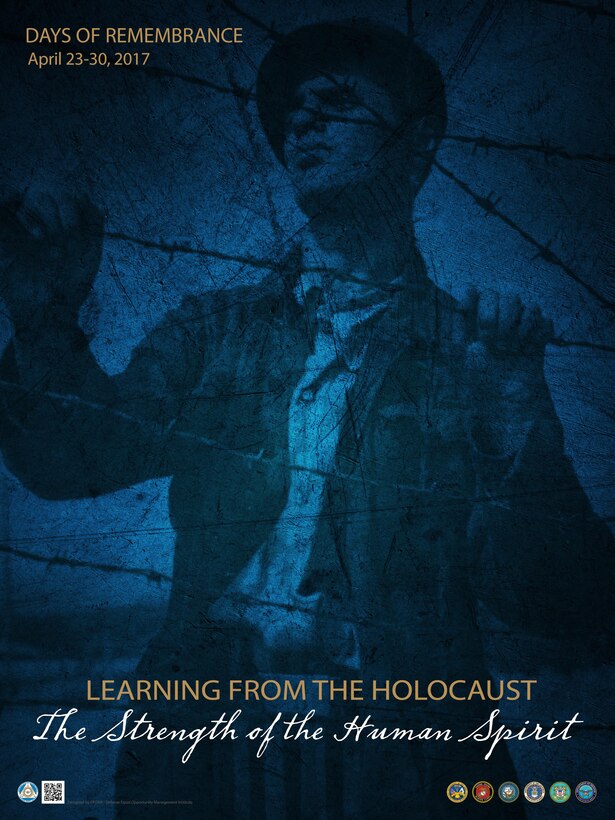 The Holocaust Days of Remembrance commemoration for 2017 is “Learning from the Holocaust: The Strength of the Human Spirit” and will be held April 23 through April 30, 2017. According to the Defense Equal Opportunity Management Institute’s website, the Holocaust was the state-sponsored, systemic persecution and annihilation of European Jewry by Nazi Germany and its collaborators between 1933 and 1945. (Courtesy photo/Defense Equal Opportunity Management Institute)
