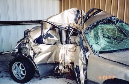 After being hit in the rear, Megan Napier and Lisa Dickson's car collided with a tree. Eric Smallridge, who hit them was drunk at the time of the accident.